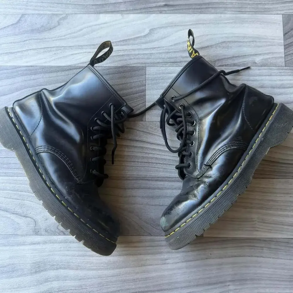 Dr. Martens 1460 Bex Black Leather Boots Men's 9